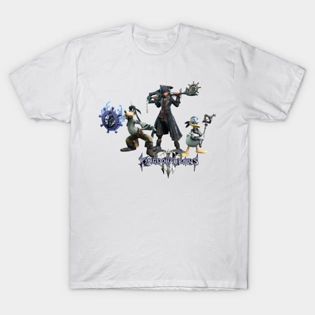 Kingdom Hearts III - Pirates of the Caribbean T-Shirt by Nykos